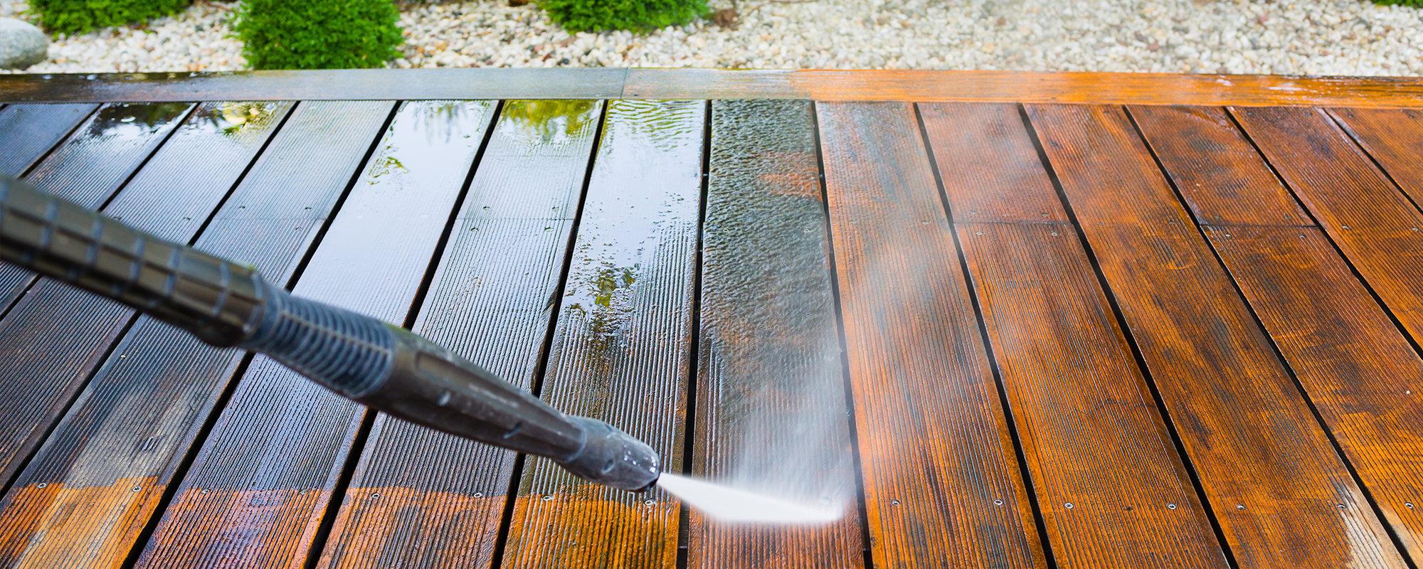 Pressure Washing Deck